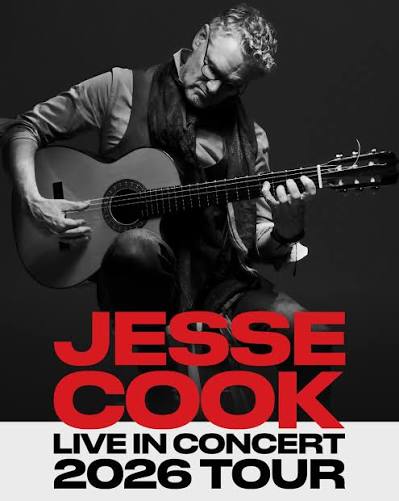 Jesse Cook 2026–2027 concert poster